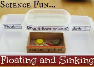 Floating And Sinking Science Activity Learning 4 Kids