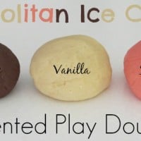 Neapolitan Ice Cream Scented Play Dough Recipe