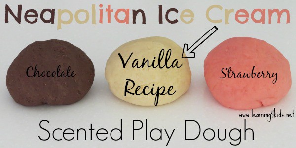 Vanilla Ice Cream Play Dough Recipe