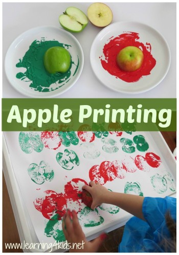 Alphabet Activities for Toddlers Apple Printing