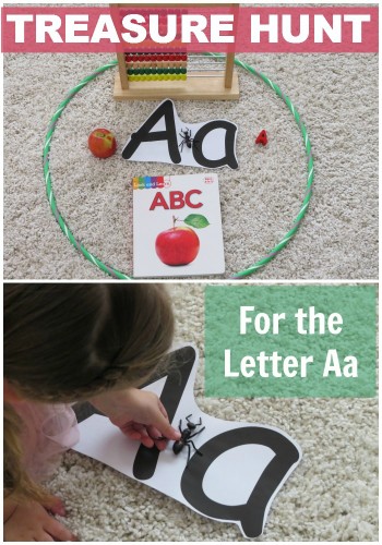 Treasure Hunt for the Letter Aa