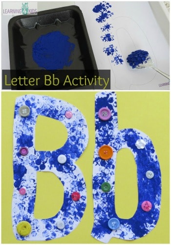 Learning the Letter Bb Activities