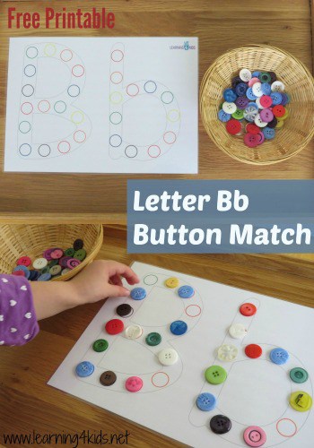 ALPHABET ACTIVITIES - LETTER B ACTIVITIES | Learning 4 Kids