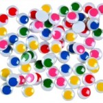 Coloured Wiggle Eyes Pack of 100