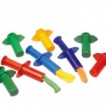 Play Dough Plunger Shapes