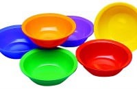 Coloured Craft Bowls Pack of 6