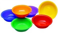 Coloured Craft Bowls Pack of 6