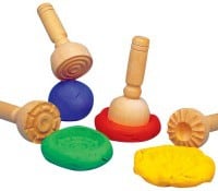 Wooden Dough Stampers Set of 4