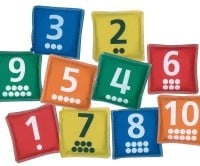 Number Bean Bags Set of 10