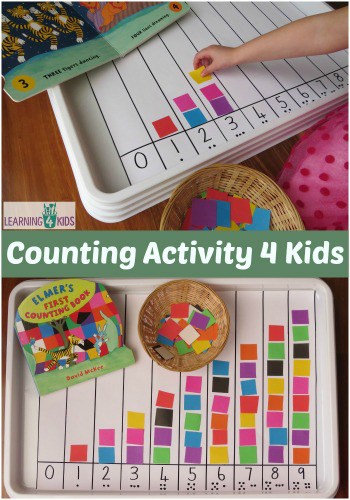 Counting Activity for Kids and Toddlers
