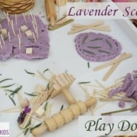 Lavender Scented Play Dough