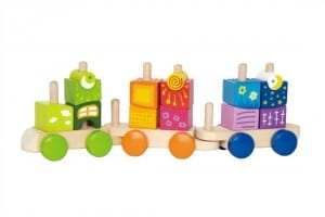 Hape Fantasia Stacking Block Train 15 Pieces