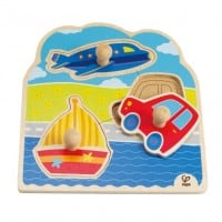 Hape Travel Knob Puzzle 3 piece