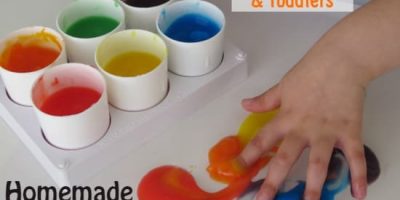 Homemade Edible Paint - Safe for Babies and Toddlers