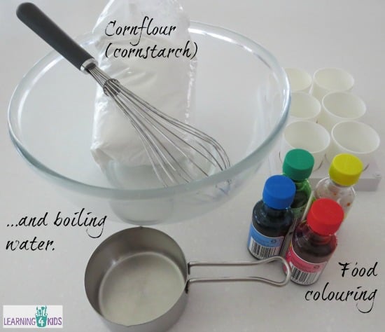 How To Make Paint With Flour - Little Bins for Little Hands