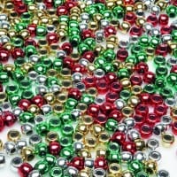 Christmas Pony Beads 1000 Pieces