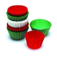Christmas Mini Cupcake Cases Pack of 80
