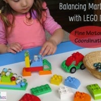 Balancing Marbles with Lego Duplo