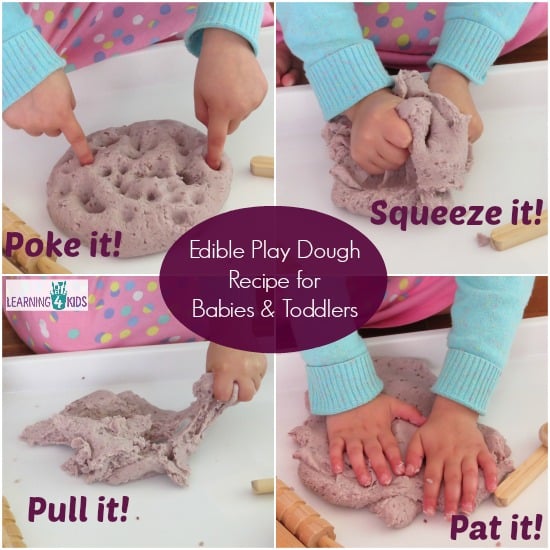 Edible Play Dough Recipe for Babies and Toddlers 2