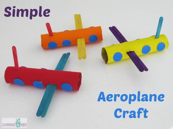 Super Simple Aeroplane Craft for Kids and Toddlers