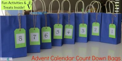 Advent Calendar Count Down Bags