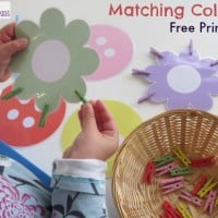 Matching Colours Free Printable Busy Bag