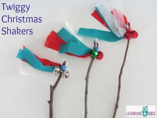 How to make twiggy Christmas shakers