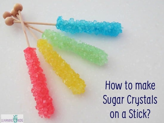 How to make sugar crystals on a stick