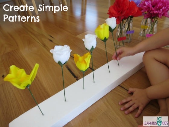 Maths concepts - create simple patterns
