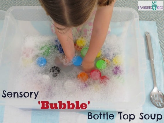 Bubble Foam Sensory Activity - Busy Toddler