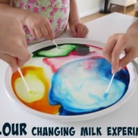 Colour Changing Milk Experiment - Science Fun for Kids by Learning 4 Kids