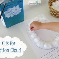 Letter C Activity - C is for Cotton Cloud by Learning 4 Kids
