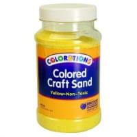 Yellow Coloured Craft Sand