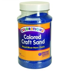Royal Blue Coloured Craft Sand
