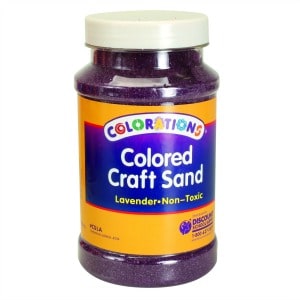 Lavender Coloured Craft Sand