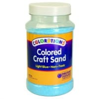 Light Blue Coloured Craft Sand