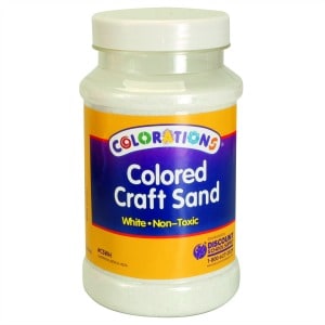 White coloured Craft Sand