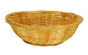 Cane Basket Round