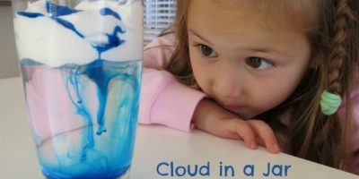 Cloud in a Jar Experiment by Learning 4 Kids
