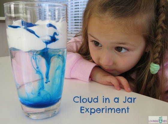 Cloud in a Jar Experiment by Learning 4 Kids