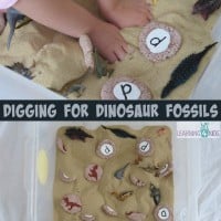 Digging for Dinosaur Fossils by learning 4 kids