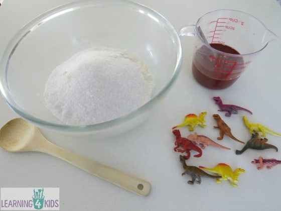 How to make dinosaur fossils - what you will need