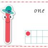 Printable Play dough Mat Number 1