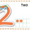 Number 2 Printable Play Dough Mat