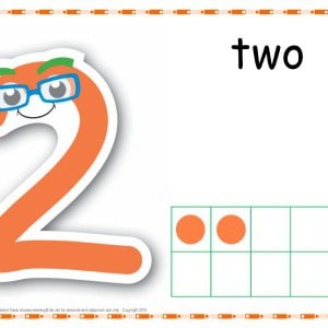 Number Play Dough Mats Standard Print | Learning 4 Kids