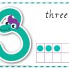 Printable Play dough Mat Number 3