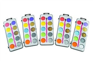 Colorations Shimmery Washable Watercolours Set of 5