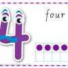 Printable Play dough Mat Number 4