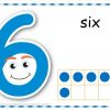 Number 6 Printable Play Dough Mat