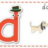 Alphabet Play Dough Mat Letter D